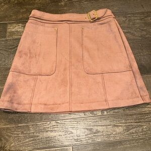Women’s Marc New York Faux Suede Belted Mini Skirt Size XS